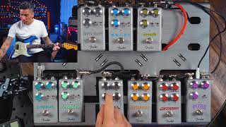 First Look Fender Hammertone Pedals  Full Demo amp Review [upl. by Orran684]