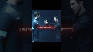 Connor Provokes Detective Reed  Detroit Become Human shorts gaming detroitbecomehuman [upl. by Otes458]