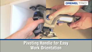 Dremel TRIO 6800 Multi Tool for Drilling Sawing Routing Sanding amp Tile Cutting [upl. by Einaffit]