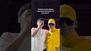 El tierno momento de Milo J y Bizarrap en el Estadio de Morón [upl. by Kushner340]