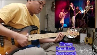 Razorback Giyang bass cover [upl. by Ahsinev]