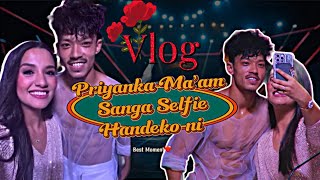 PriyankaKarki11 🫶🏻❤️Sanga Selfie Handeko Ni😄Sajan Gurung Vlog DanceChampionNepal [upl. by Allyce]