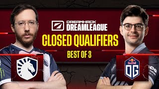 FIL Team Liquid vs OG BO3  DreamLeague Season 23  WEU Closed Qualifiers [upl. by Ulah232]