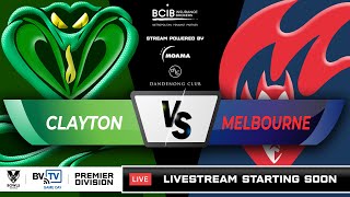 Rd 4  CLAYTON vs MELBOURNE  Metro Premier Season 202324 CLAYTON Vs MELBOURNE [upl. by Audi]