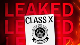 Class 10🔥 Half Yearly PAPER LEAKED⚠️ Watch before DELETED [upl. by Nevi]