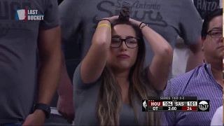 INTENSE Last Minutes  Houston Rockets vs San Antonio Spurs  Game 5  4th Overtime [upl. by Ennahteb]