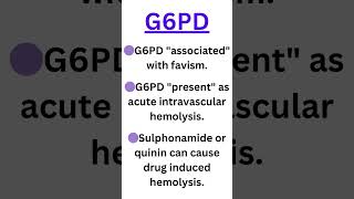 G6PDfcps fcpspart1 fcpspart1preparation fcpsquestionbank [upl. by Acinot]