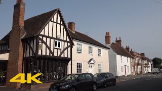 Sawbridgeworth Walk Town Centre【4K】 [upl. by Feerahs]