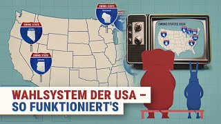 Wahlsystem der USA  so funktionierts  FUN FACTS USA 2 [upl. by Munn]