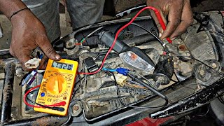 Bajaj discover 125 headlight problem headlight ke liye wiring kaise check Karen dekhiye [upl. by Alphard]