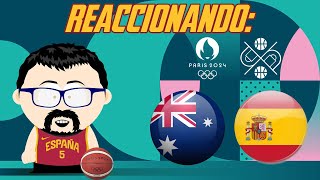 Reaccionando JJOO Paris 2024 Fase de Grupos Australia 92  España 80 Dura derrota para empezar [upl. by Ecirpac714]