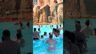 Great Day Fun Time At Waterpark in Swimming Pool With Waves 🏄💧🔱 waterpark aquapark [upl. by Ande]