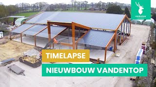 Timelapse nieuwbouw Vandentop Tuinhout Barneveld [upl. by Christy]