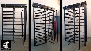 Full Height Turnstile 1  Aditum 4 Arm  Blue Access  Blue Engineering  Durban  South Africa [upl. by Jeff110]