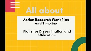 Mastering Action Research Planning Timeline amp Effective Dissemination Strategies [upl. by Eijneb]