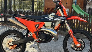 KTM EXC 300 TBI 2025 HARDENURO  AKRAPOVIC SOUND [upl. by Eluk127]