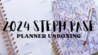 2024 Steph Pase Limited Edition Signature Planner Unboxing 😆😆 plannercommunity plannerunboxing [upl. by Anirbac]