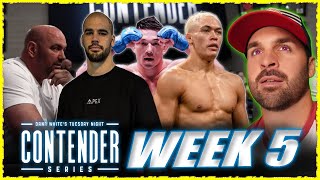 Dana Whites Contender Series Week 5 l Full Card Breakdown Betting and Predictions [upl. by Sabra]