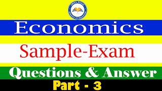 Economics Exam Questions and Answer Part 3 Exit Exam for Economics SamplExam Questions with Answer [upl. by Leeland]