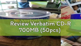 Review Verbatim CDR 700MB 50pcs [upl. by Gustin279]