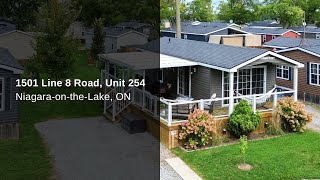 1501 Line 8 Road Unit 254 NiagaraontheLake  Video Tour [upl. by Azrim681]