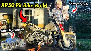 Were Building His XR50 Into A Fully Modified Pit Bike Big Bore Kit [upl. by Darill]