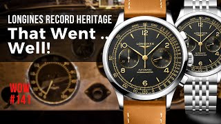 Longines Record Heritage Chronograph  Watch of the Week Review 141 [upl. by Brahear]