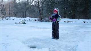 Eisfischen am Hürdenteich  Salzburg  SSFV [upl. by Carlye]