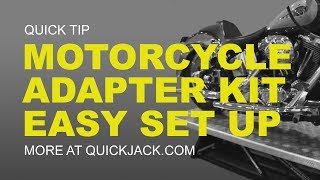 Motorcycle Adapter Kit Sets Up Fast Easy [upl. by Llerrah]