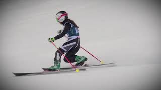 Meidjo 21 telemark binding on the race with Jasmin Taylor  The M equipment [upl. by Fiester]