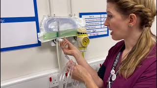 Oxygen therapy How to set up a patient on nasal cannula [upl. by Assyl]