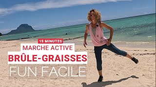 15 min Marche active Brûlegraisses  Cardio à la maison facile [upl. by Yracaz]