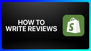 How To Write Reviews On Shopify Tutorial [upl. by Ogren889]