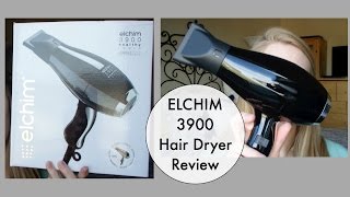 Elchim 3900 Ionic Hair Dryer Review [upl. by Llevert515]