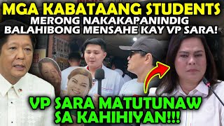 VP Sara Duterte Pinangaralan ng mga kabataang Estudyante [upl. by Johppa]