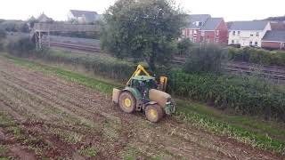 Hedge Trimming at Newley Farm in Taunton Somerset [upl. by Giefer]