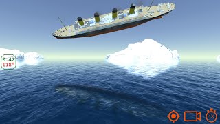 Titanic flying  Ship Handling Simulator  Ship Mooring 3D [upl. by Steven835]