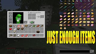 COMO INSTALAR JUST ENOUGH ITEMS MOD 1182 JEI [upl. by Buddie]