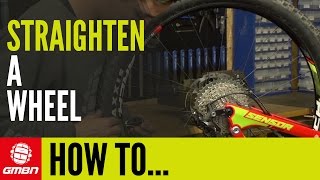 How To Straighten A Wheel  MTB Maintenance [upl. by Atsirtal]