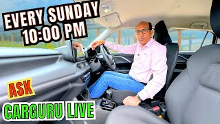 Best car in 9 Lakhs ⭐️ MG Hyundai Kia Tata Maruti Citroen amp Mahindra 🔥 Live With CARGURU [upl. by Llehsad]