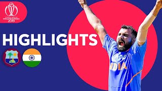 India March On With Easy Win  West Indies vs India  Match Highlights  ICC Cricket World Cup 2019 [upl. by Pinkerton]