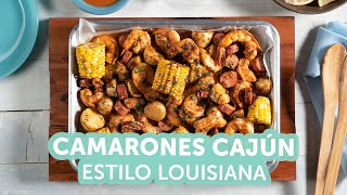 Camarones cajún estilo Louisiana  Recetas kiwilimón [upl. by Hsitirb]