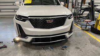 Cadillac XT6 2022 Front bumper removal [upl. by Hsu]