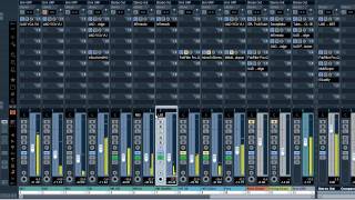 Arbeiten mit Cubase 5  Horizontale MixEbene 1 [upl. by Suruat546]