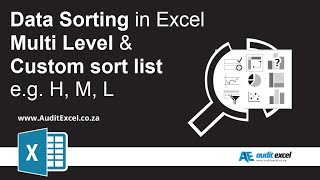 Sorting Data in Excel Multi level sorting amp custom sort lists [upl. by Anaej]