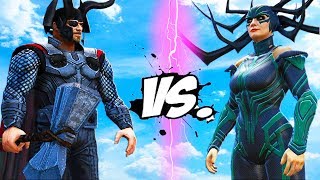 KING THOR VS HELA  THOR RAGNAROK BATTLE [upl. by Weidner672]