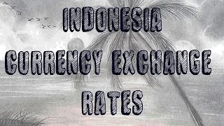 Indonesian Rupiah IDR Currency and Bitcoin Exchange Rate [upl. by Schreibe]