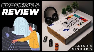 Arturia MiniLab 3 Unboxing amp Review – The Perfect MIDI Controller for Creators  Blinding Lights [upl. by Onaicram]