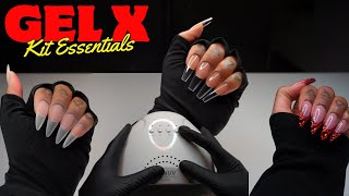 Gel X Nails Starter Kit Essentials  Beginner Friendly [upl. by Eahsel360]