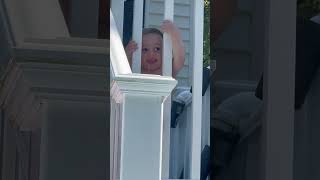 Baby jail pool baby funnyvideos momlife pooltime summer goodbye laborday [upl. by Zischke]